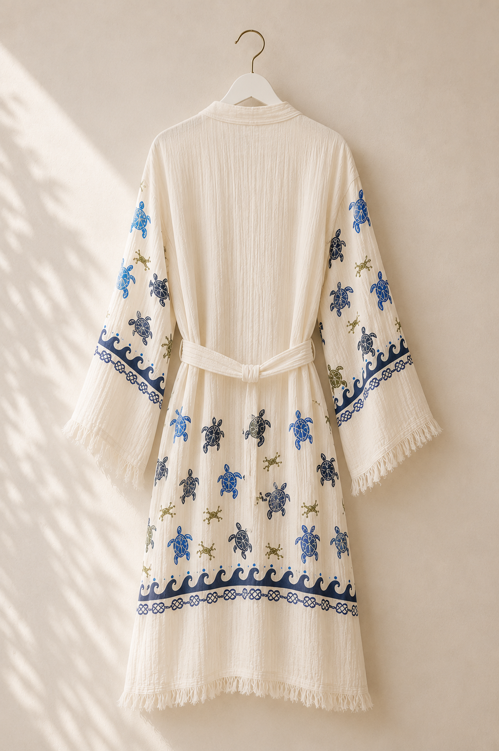 Turtle Muslin Kimono/ Kaftan