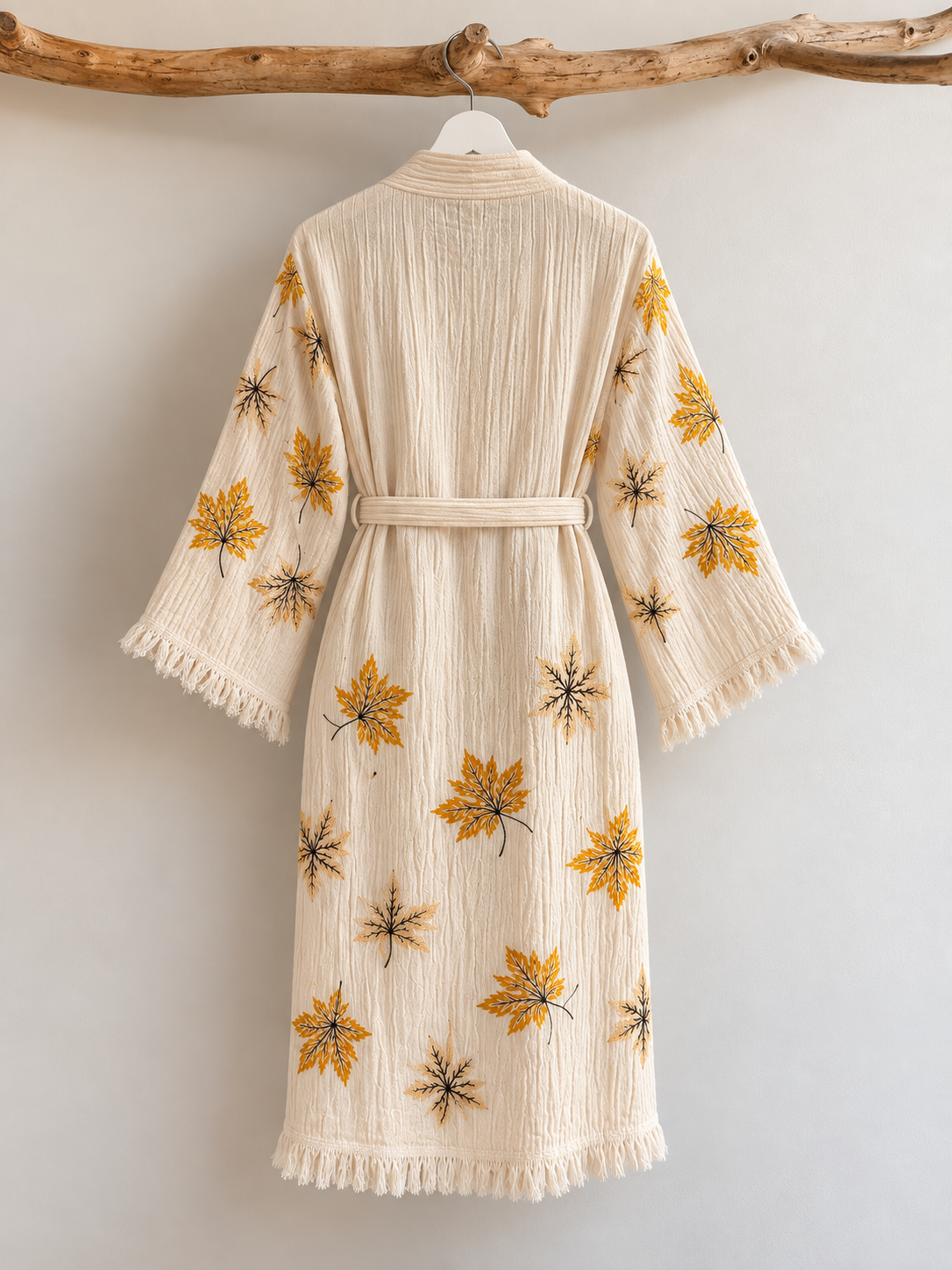 Autumn Whisper Muslin Kimono